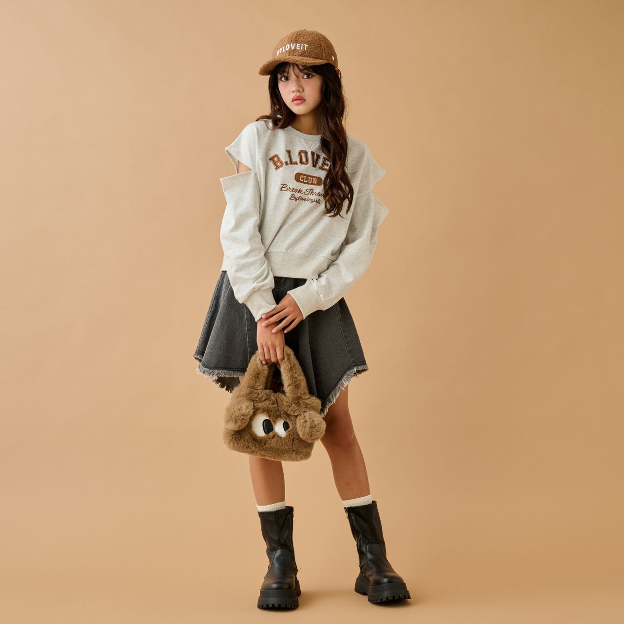 Shoulder Slit Pullover,Red, large image number 2