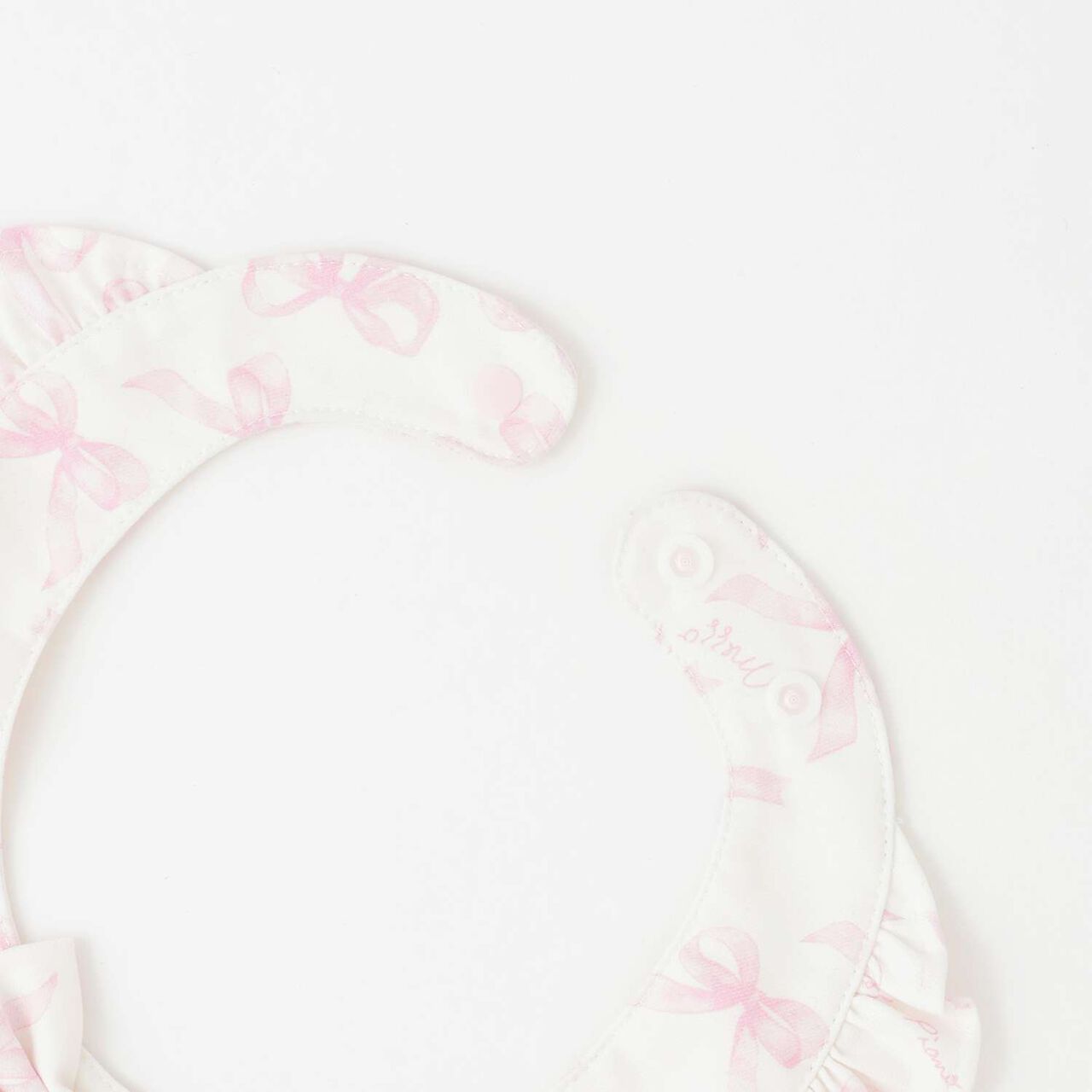 Ribbon Pattern Apron & Headband Set [Box Included],Pink, large image number 2