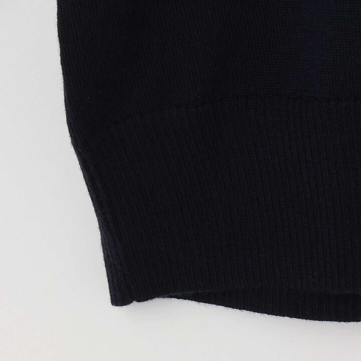 [Graduation Attire] V-Neck Merino Wool Cardigan,Navy, medium image number 5