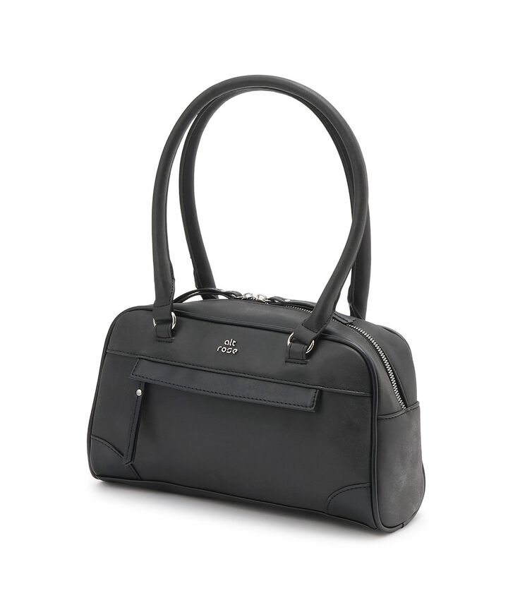 Bi-Color Boston Bag,Camel, medium image number 4