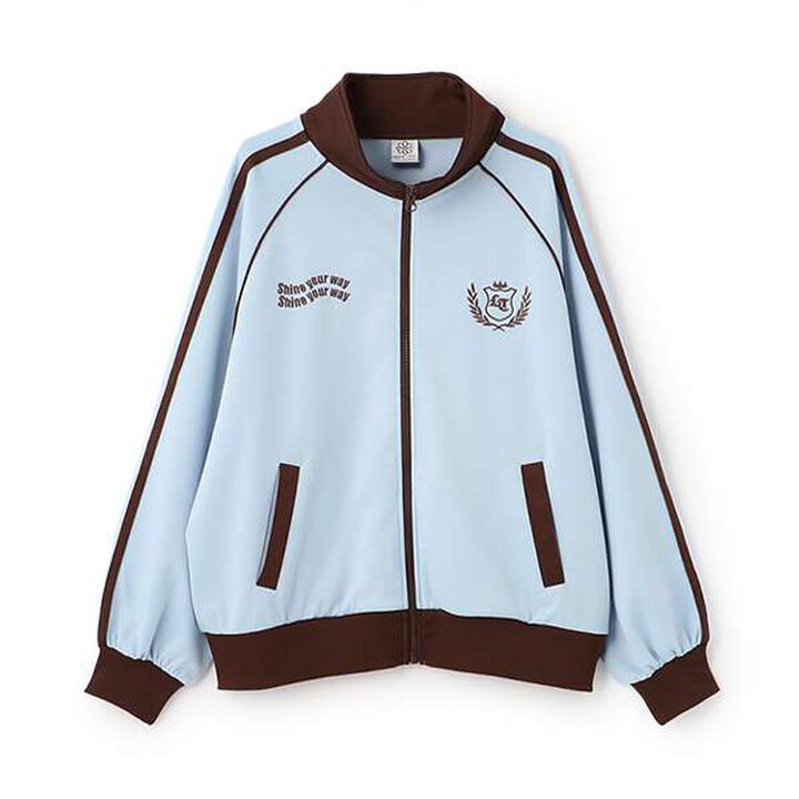 [Akane Cool] Sensation Track Jacket,Sax blue, medium image number 0
