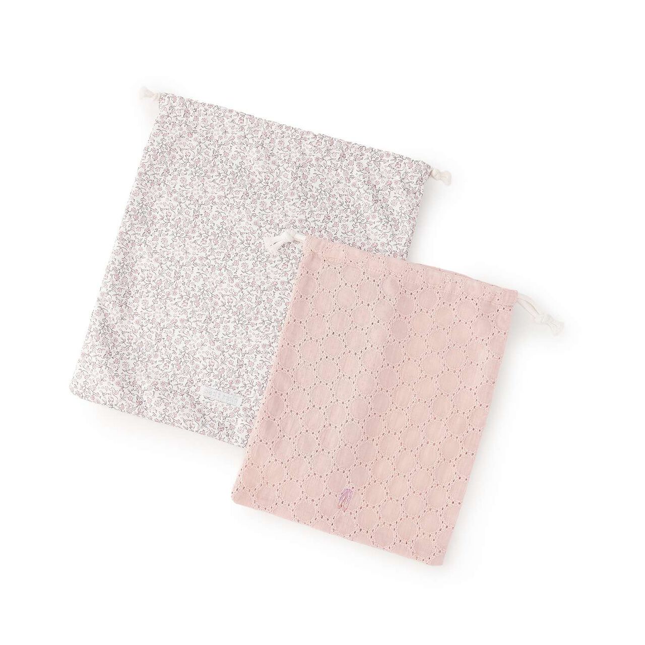 GIRLS Drawstring Pouch 2-Piece Set,Light pink, large image number 0