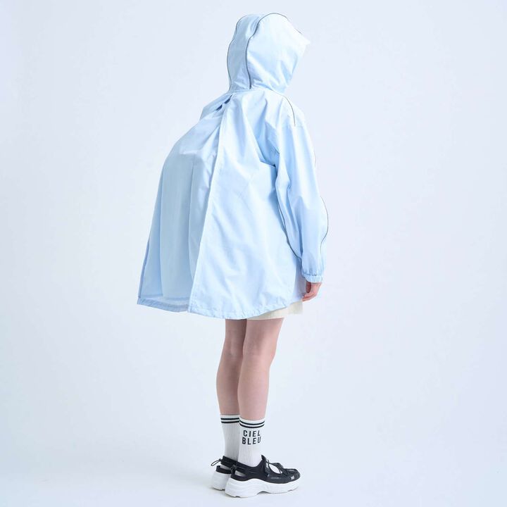 [Water-Repellent & Breathable] All-Weather Coat with Sacoche Bag,Navy, medium image number 20