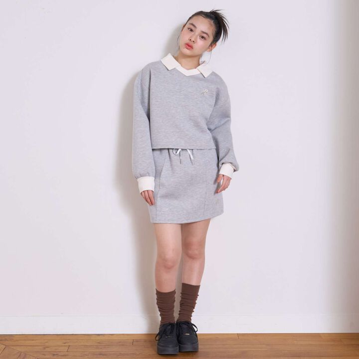 [Fuwakaru/Set Available] Cardboard Pullover,Ivory, medium image number 4