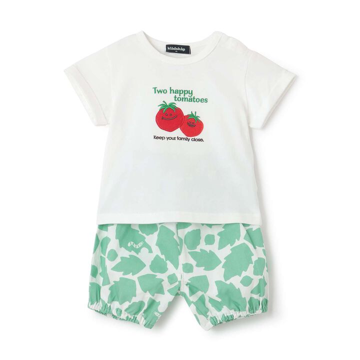 Tomato Appliqu&eacute; Short Sleeve T-Shirt Outfit Set,, medium