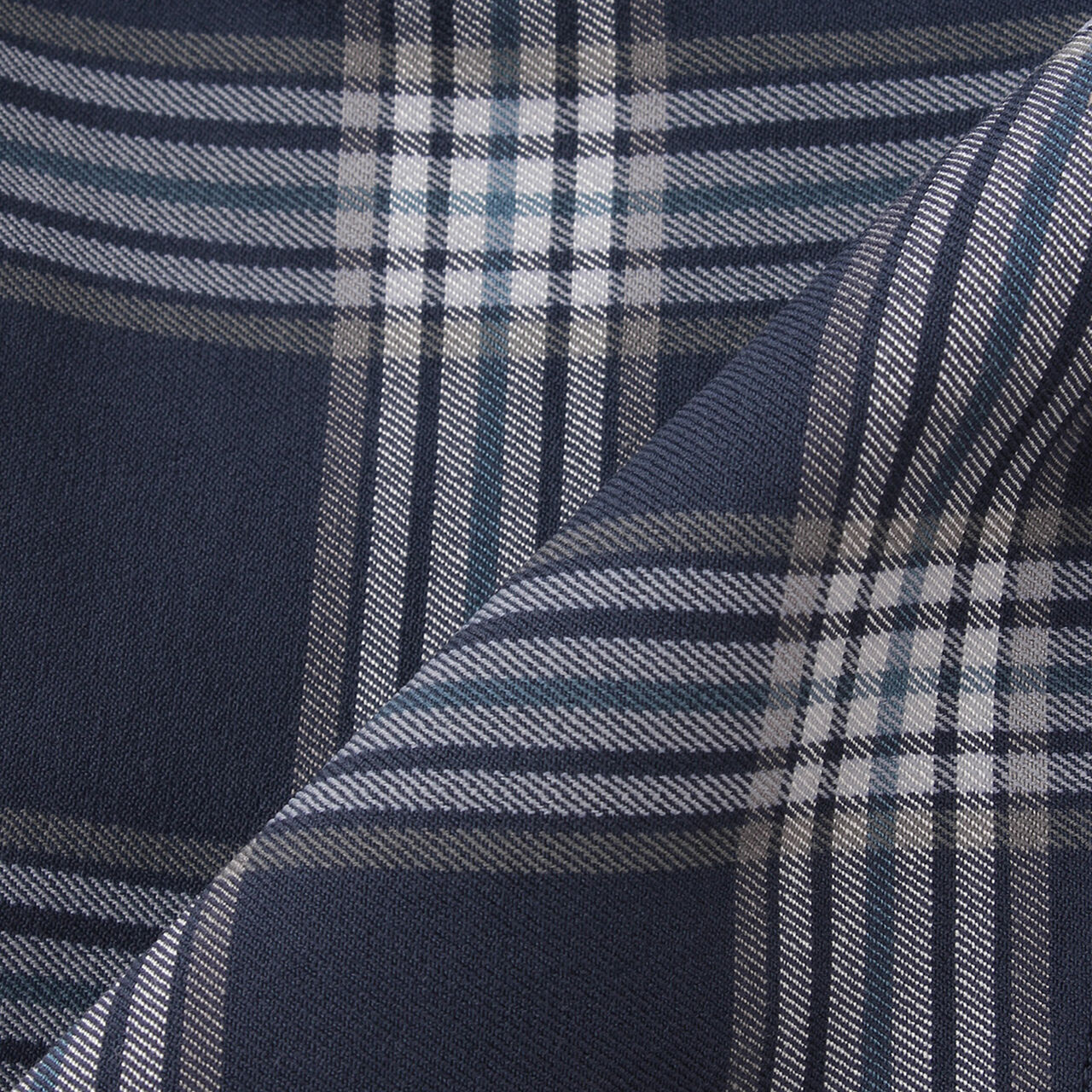 Relaxed Stretch Checkered Pants,Beige, large image number 9