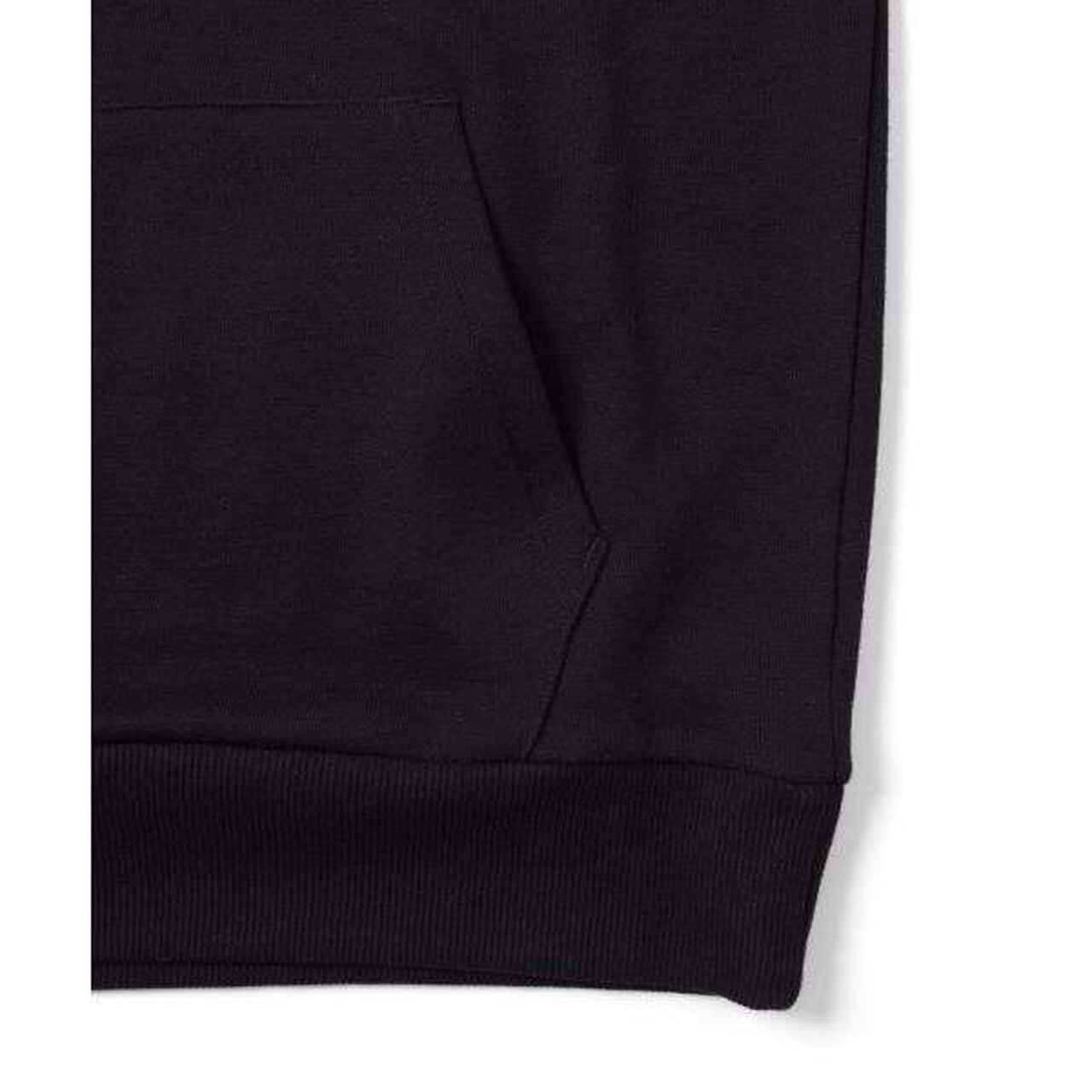 Fleece College Print Parka,Black, large image number 5