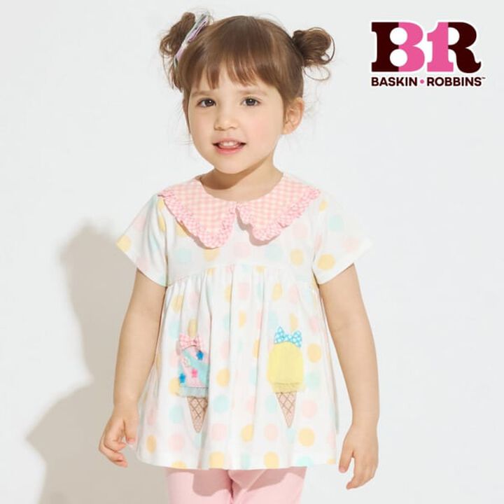 [31 Ice Cream] Twin Ice Tunic,Pink, medium image number 0
