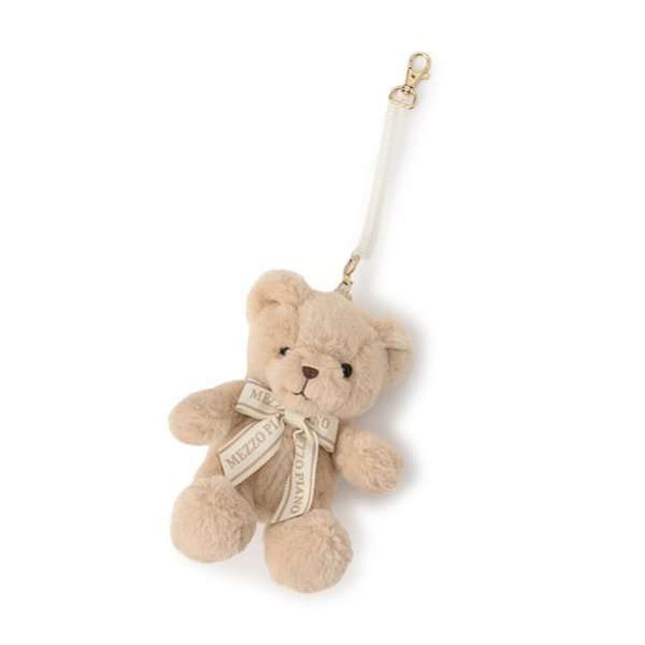 Bear Plush Toy Pass Case,Light beige, large image number 0