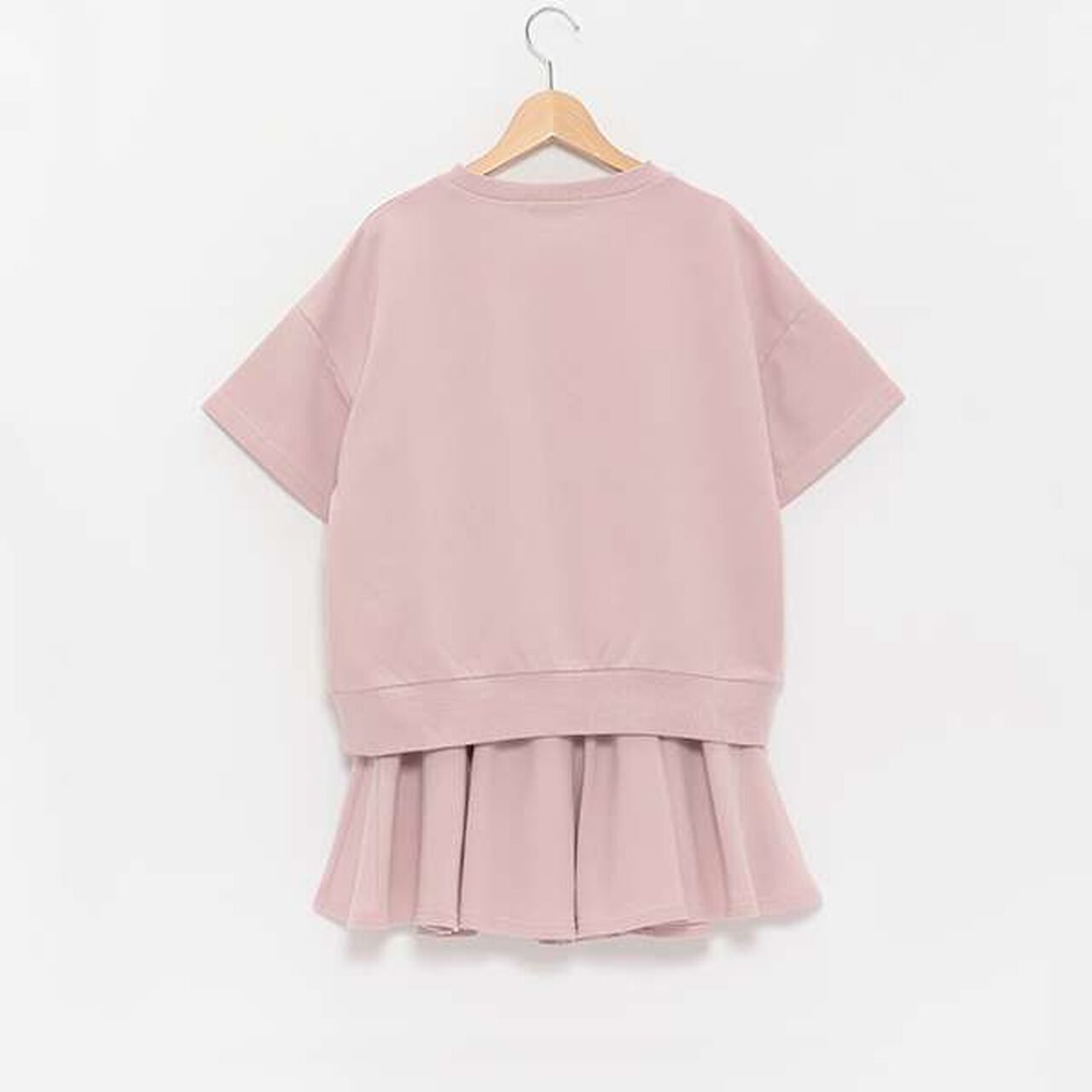 Flared Skirt Set,Black, large image number 1