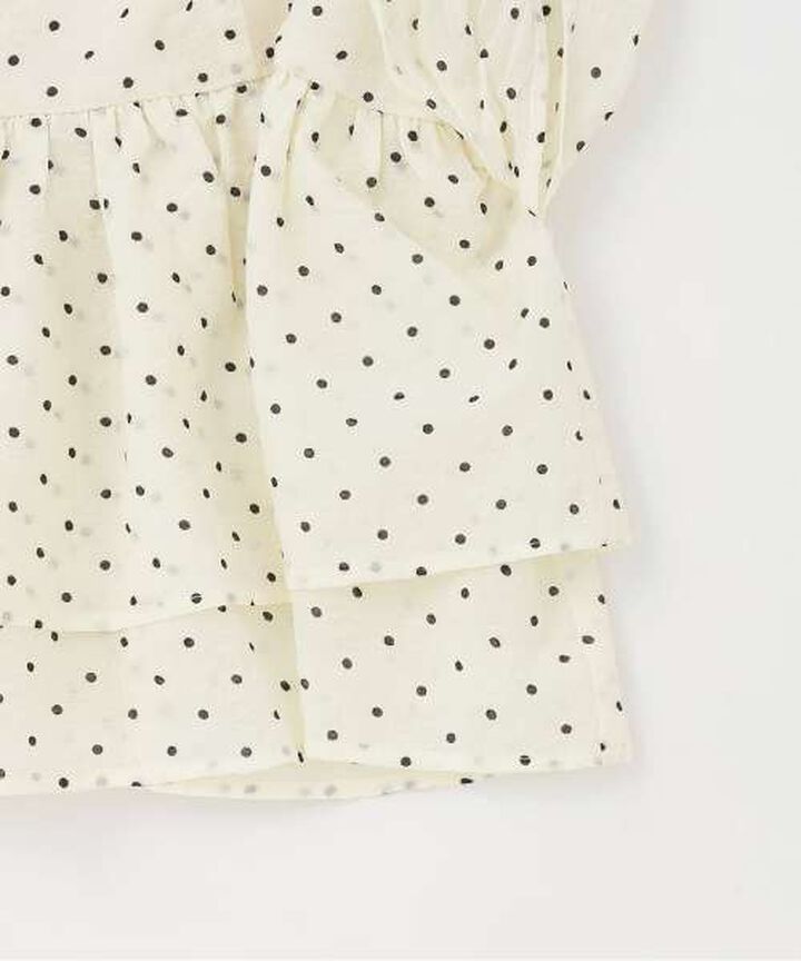 Ribbon Frill Sleeveless Blouse,Ivory, medium image number 10