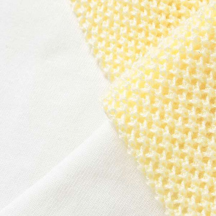 Mesh Bolero T-Shirt Set,Yellow, medium image number 4