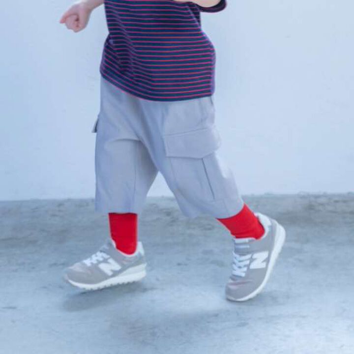 Cargo Half Pants,Light gray, medium image number 0