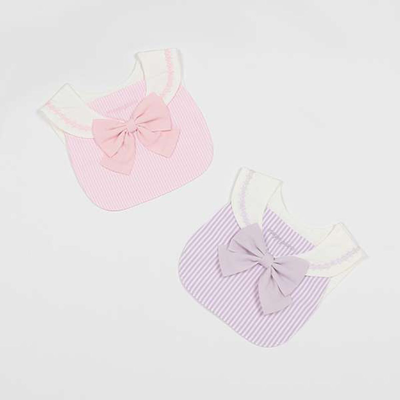 Sailor Collar Style Bib,Lavender, large image number 8