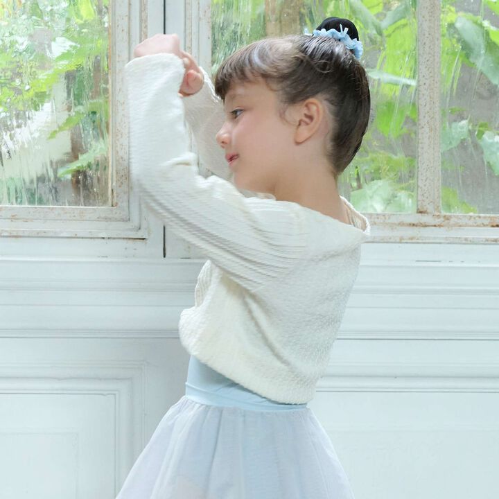 Ballet Jacquard Top,Charcoal gray, medium image number 2