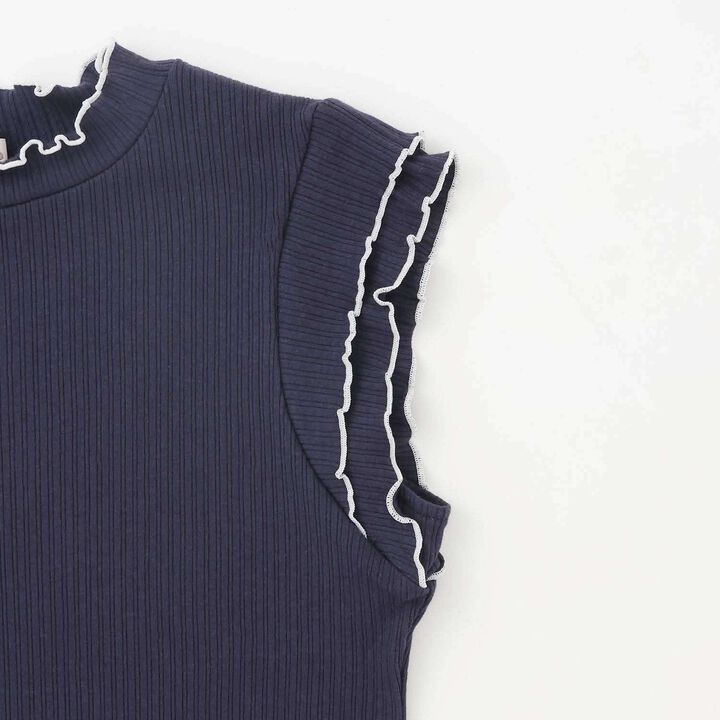 [Restocked] Shoulder Ribbon Jumper Skirt & Melow Inner Set,Black, medium image number 11