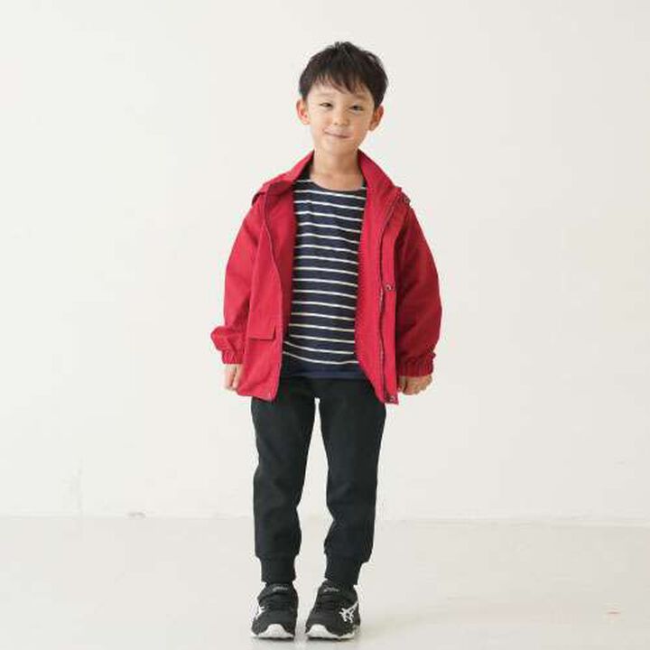 Stand Collar Windbreaker,Red, medium image number 23