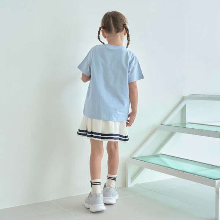 Non-Deforming Soft Cotton Ribbon T-Shirt,Black, medium image number 3