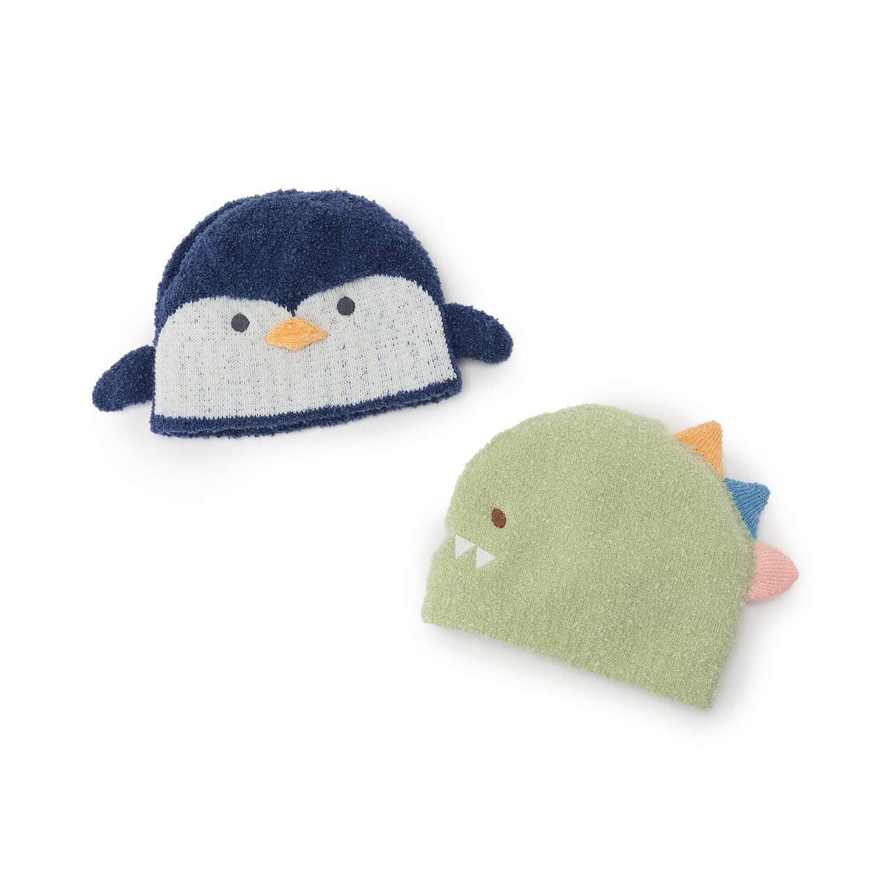 Animal Marshmallow Knit Cap,Navy, large image number 5