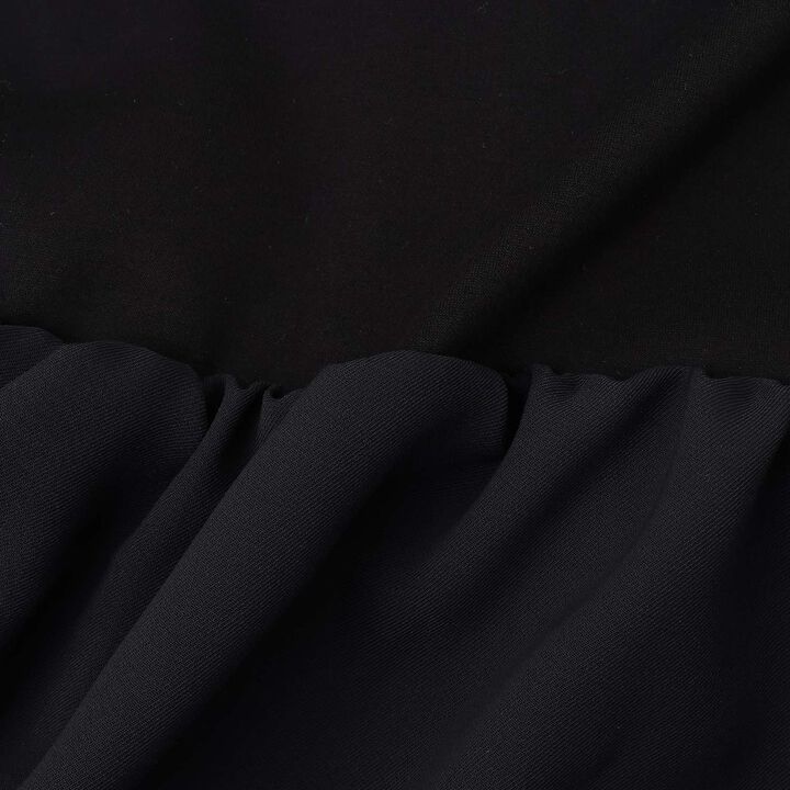 [AMI] Cardigan with Balloon Zipper,Black, medium image number 5