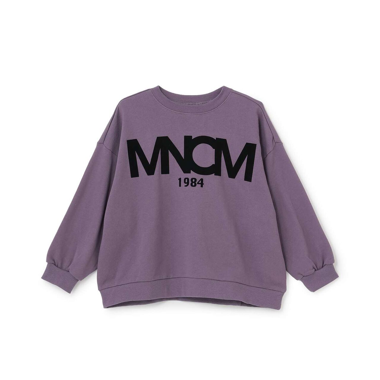 [Muteki Sweatshirt] Stain-Resistant, Quick-Dry & Anti-Pill Wide Sweatshirt [MNCM],Purple, large image number 0