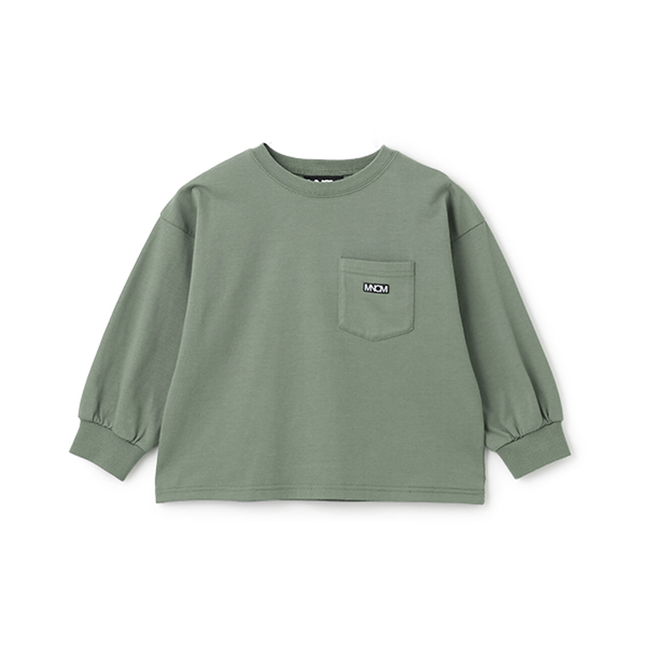 [MNCM] [Coordinatable Setup] Comfortable Jersey Fabric Pocket Big T-Shirt,Black, large image number 2