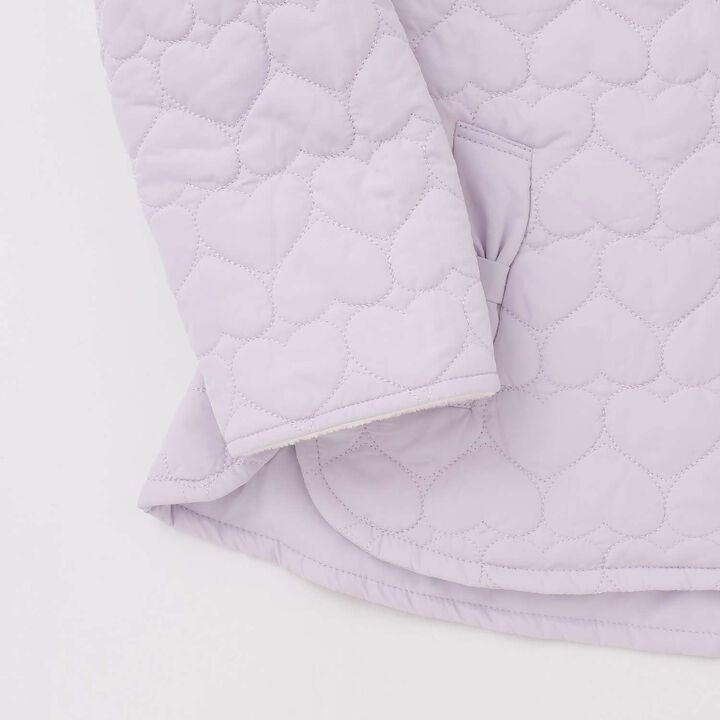 [Popular Item Restocked] [Not Available at Physical Stores] Heart Quilt Bomber Jacket,Pink, medium image number 5