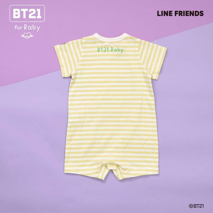 [BT21] Appliqu&eacute; Stripe Pattern Short Overall,Mint, medium image number 25