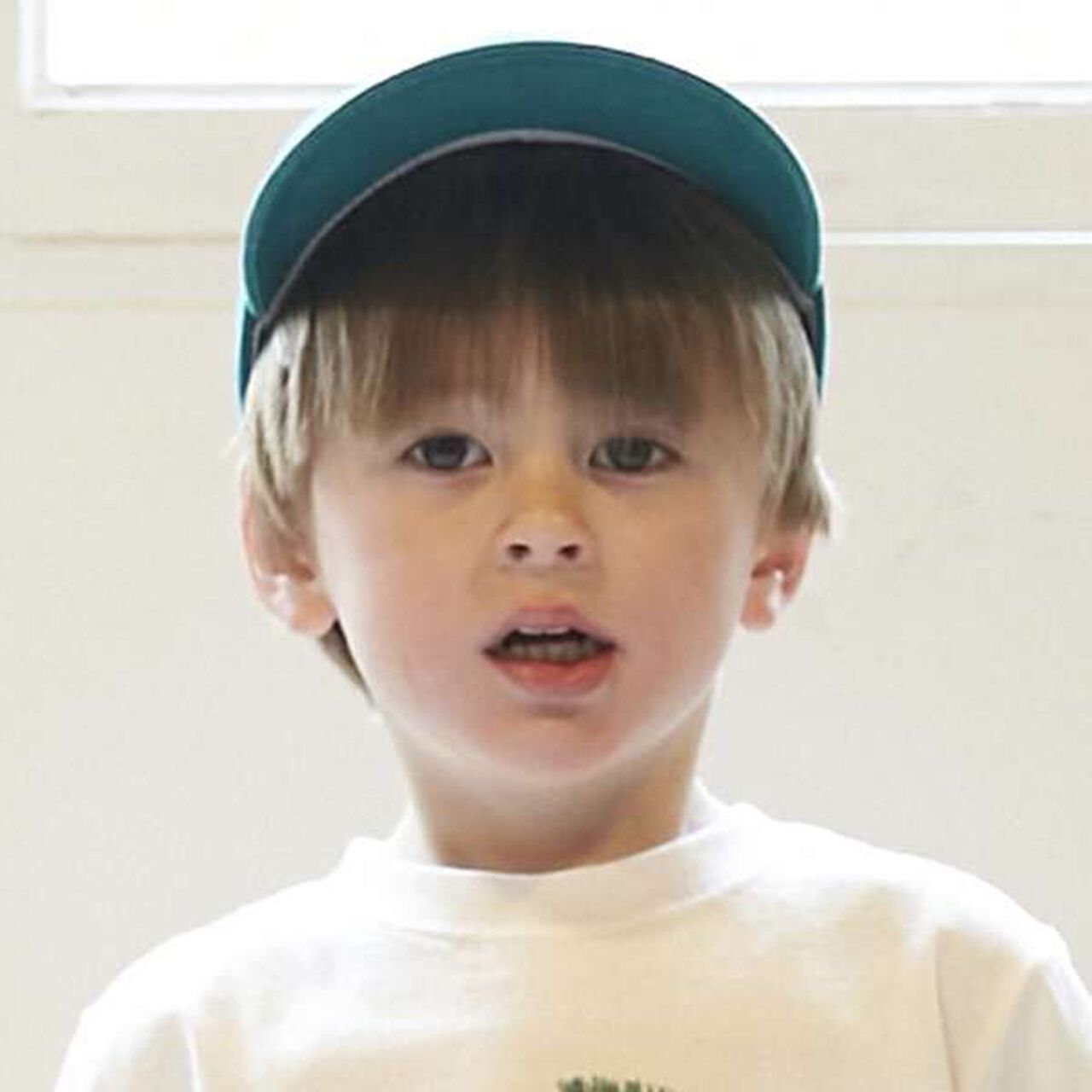 [Link] Logo Embroidery Cap (Kids),Ivory, large image number 10