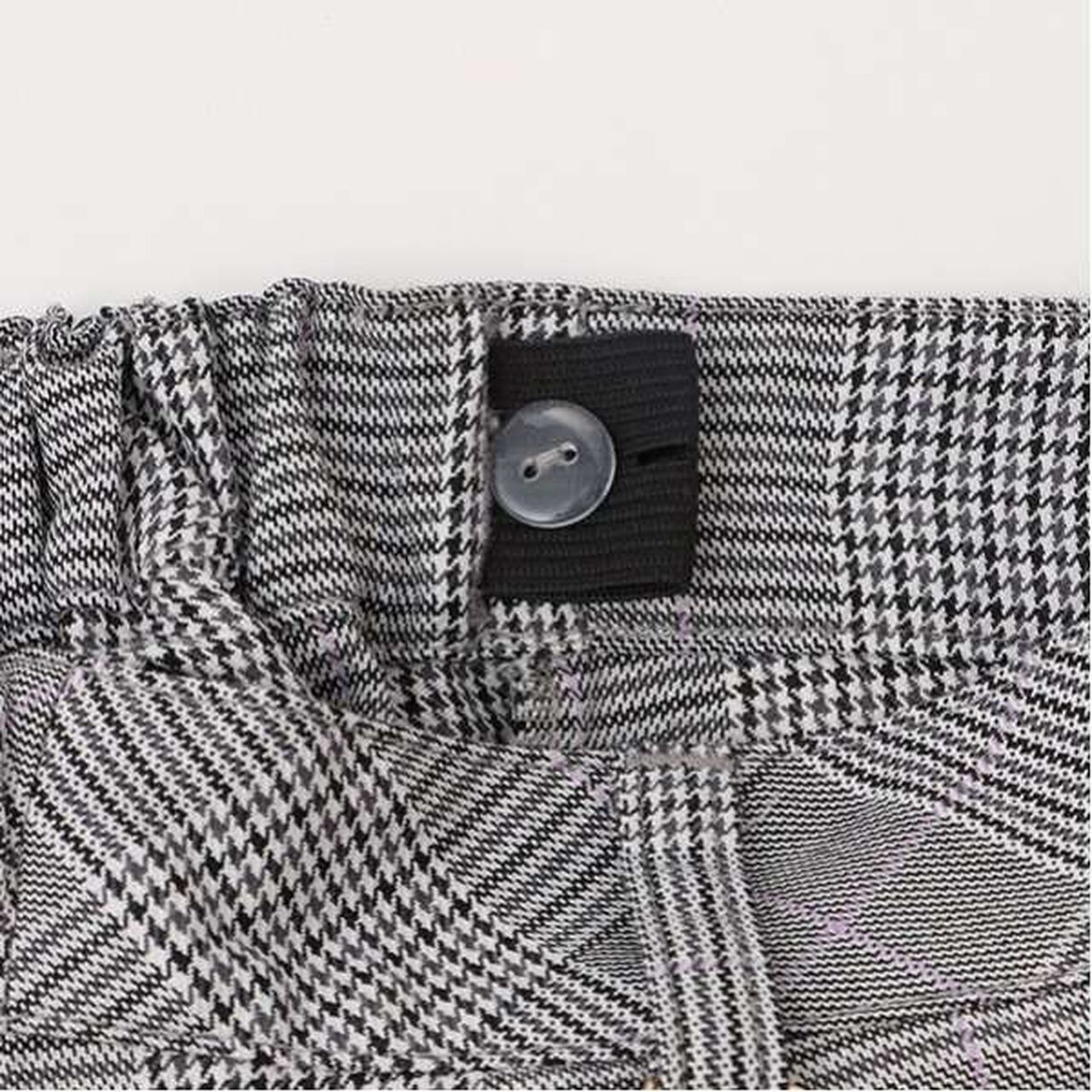 Glen Check Shorts with Bear Charm,Black, large image number 13