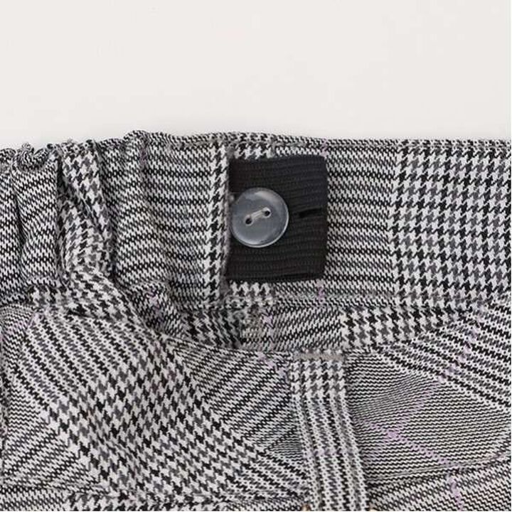 Glen Check Shorts with Bear Charm,Black, medium image number 13