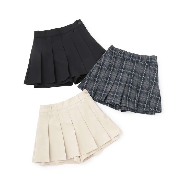 [LTXC] Style Boost Micro Mini Skirt with Shorts,Beige, medium image number 8