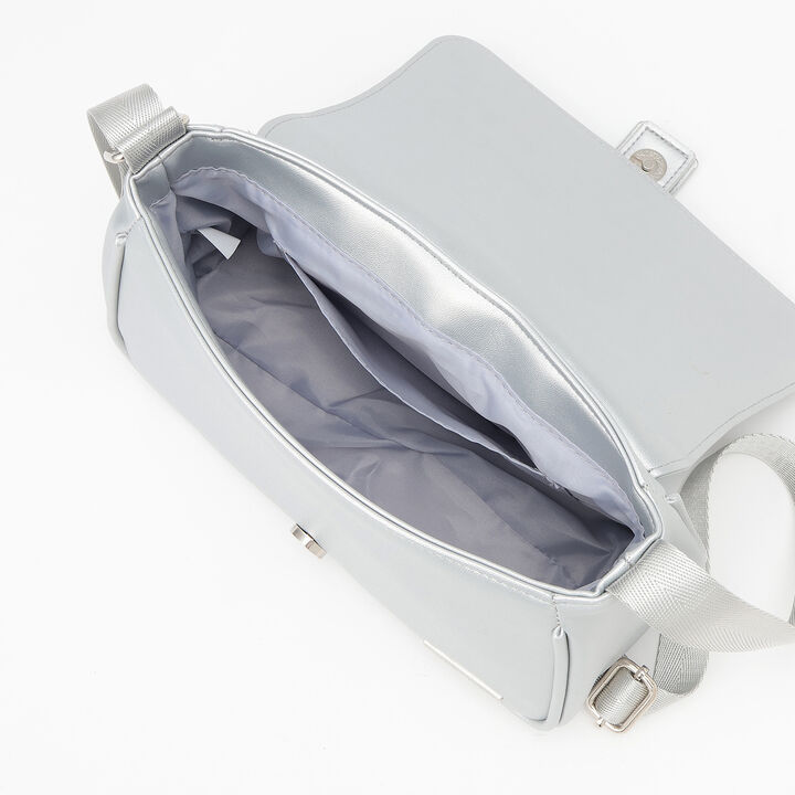 Flap Shoulder Bag,Ivory, medium image number 5