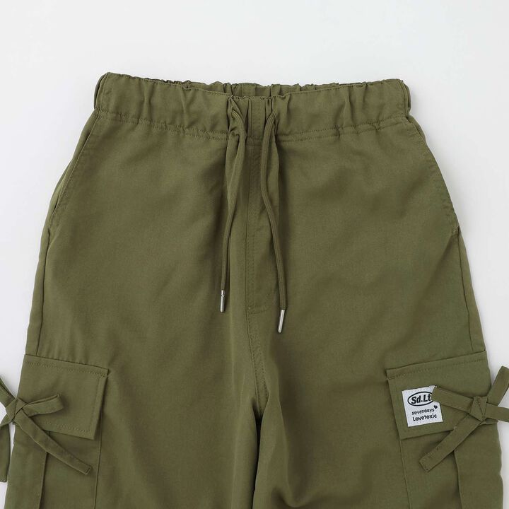 [7days] Cargo Pants with Ribbon,Light beige, medium image number 12