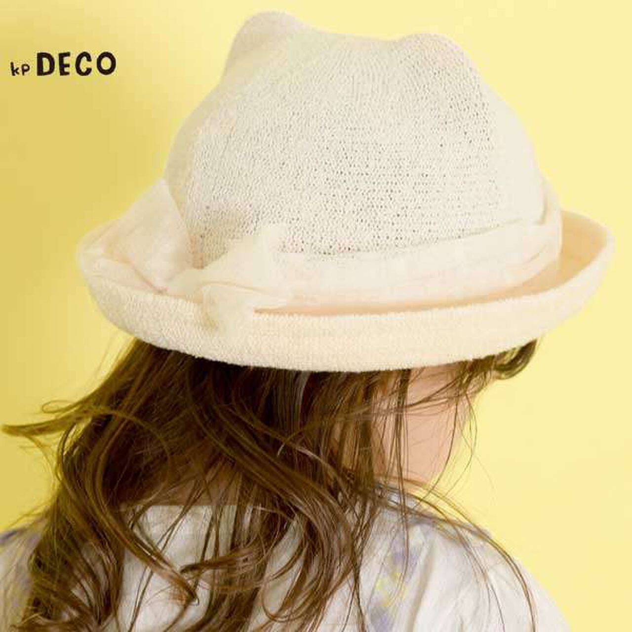 Cat-Ear Hat (S),Pearl white, large image number 0