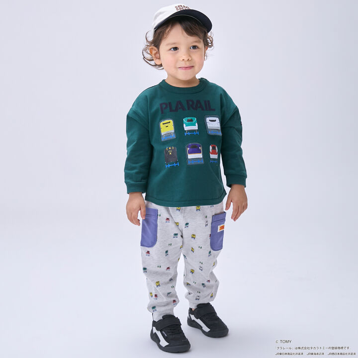 [Plarail] Cut Long Pants,Navy, medium image number 2