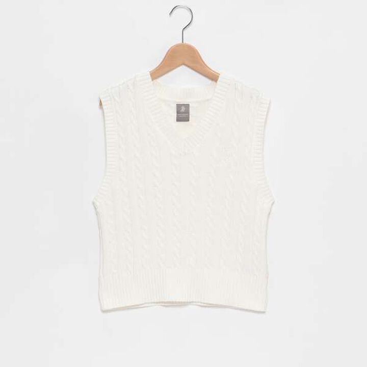 Cotton Vest,Navy, medium image number 8