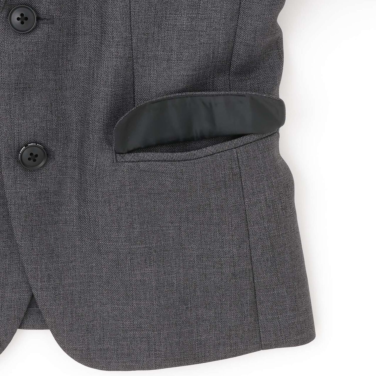 [Formal] Gray Jacket + Half Pants Set,Gray, large image number 12