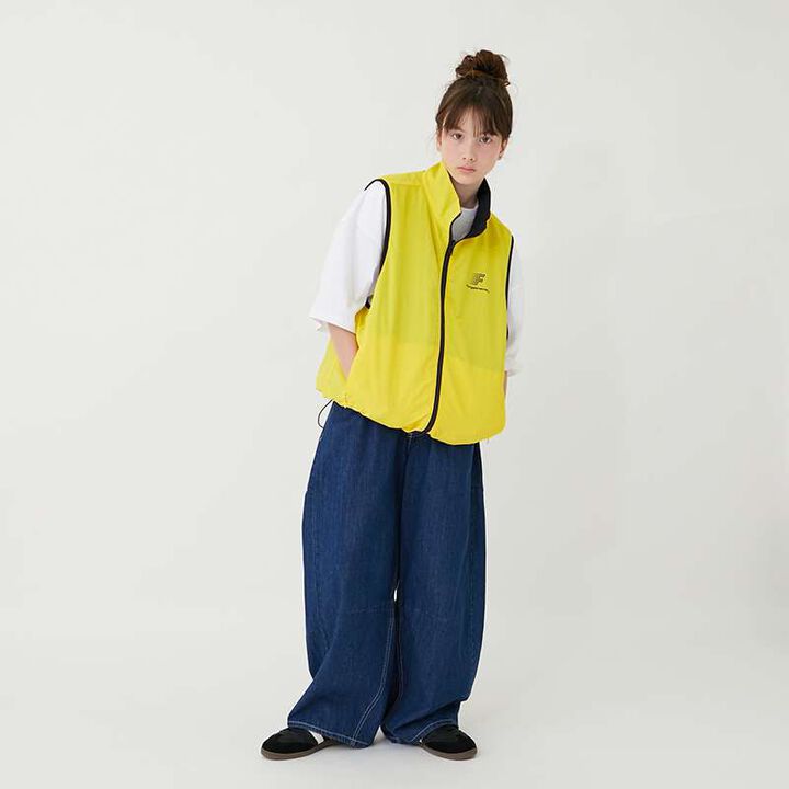 [FORGETNEVER] Reversible Vest,Black, medium image number 23