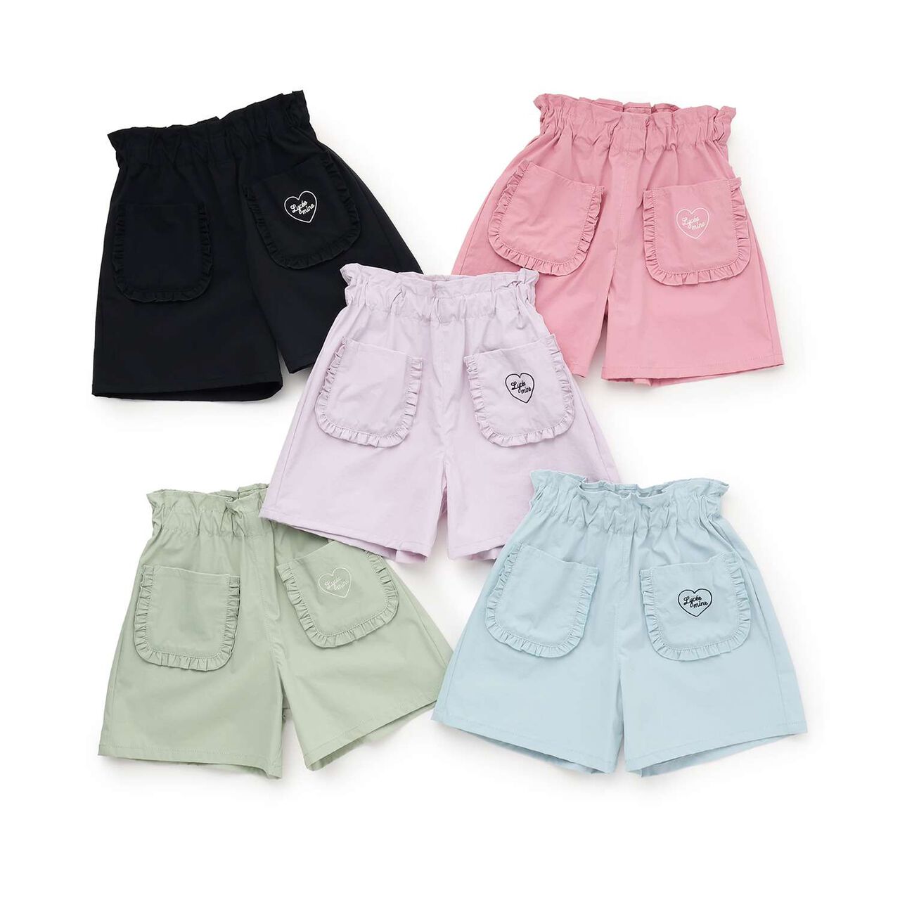 [Land and Water Use] Frill Pocket Shorts for Girls [Kids' Clothing],Red, large image number 12