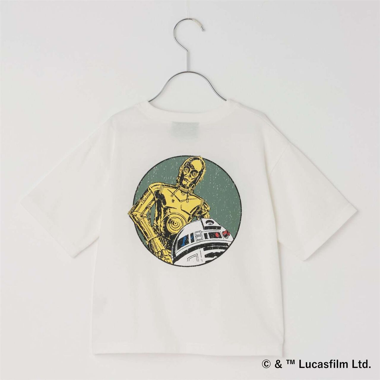 [STAR WARS] [Anti-Stain・Quick-Dry・Shape Retaining] Assorted Back Print T-Shirt [MNCM],Charcoal gray, large image number 4