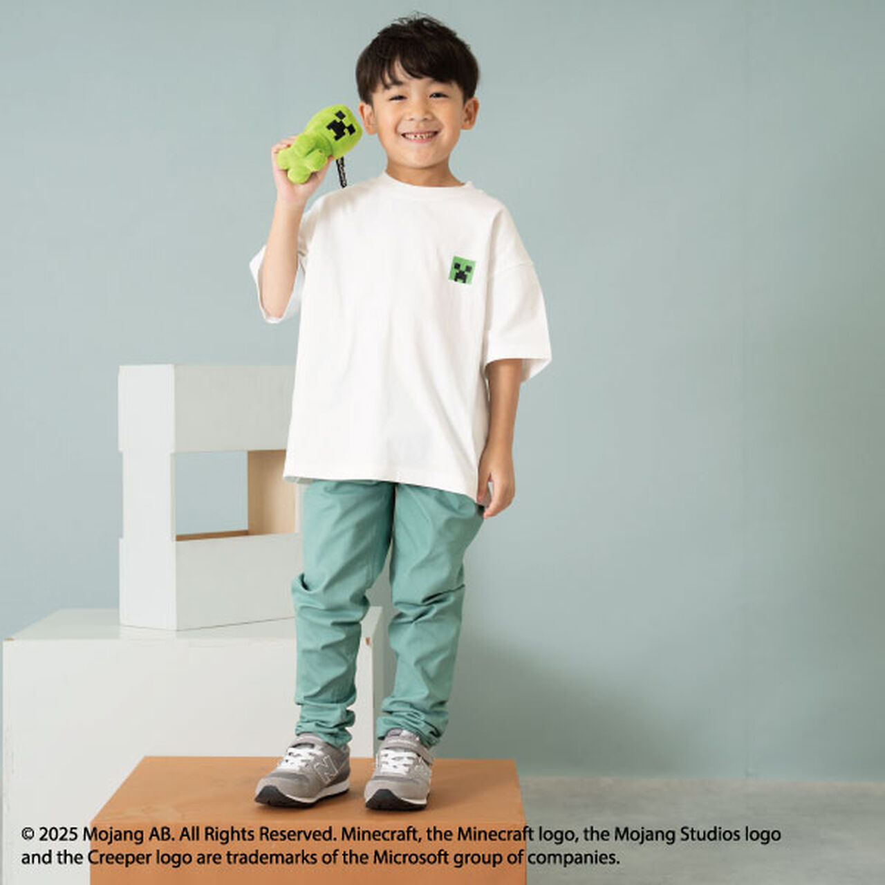 [Minecraft] Kids Character Tee,White, large image number 6