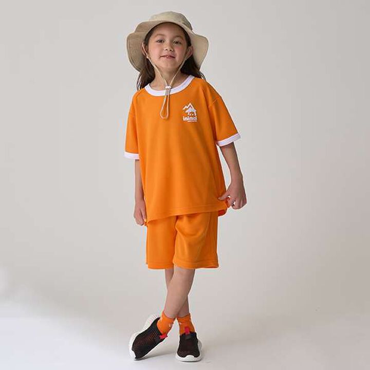 [Quick-Dry] Honeycomb Mesh Outfit Set,Orange, medium image number 0