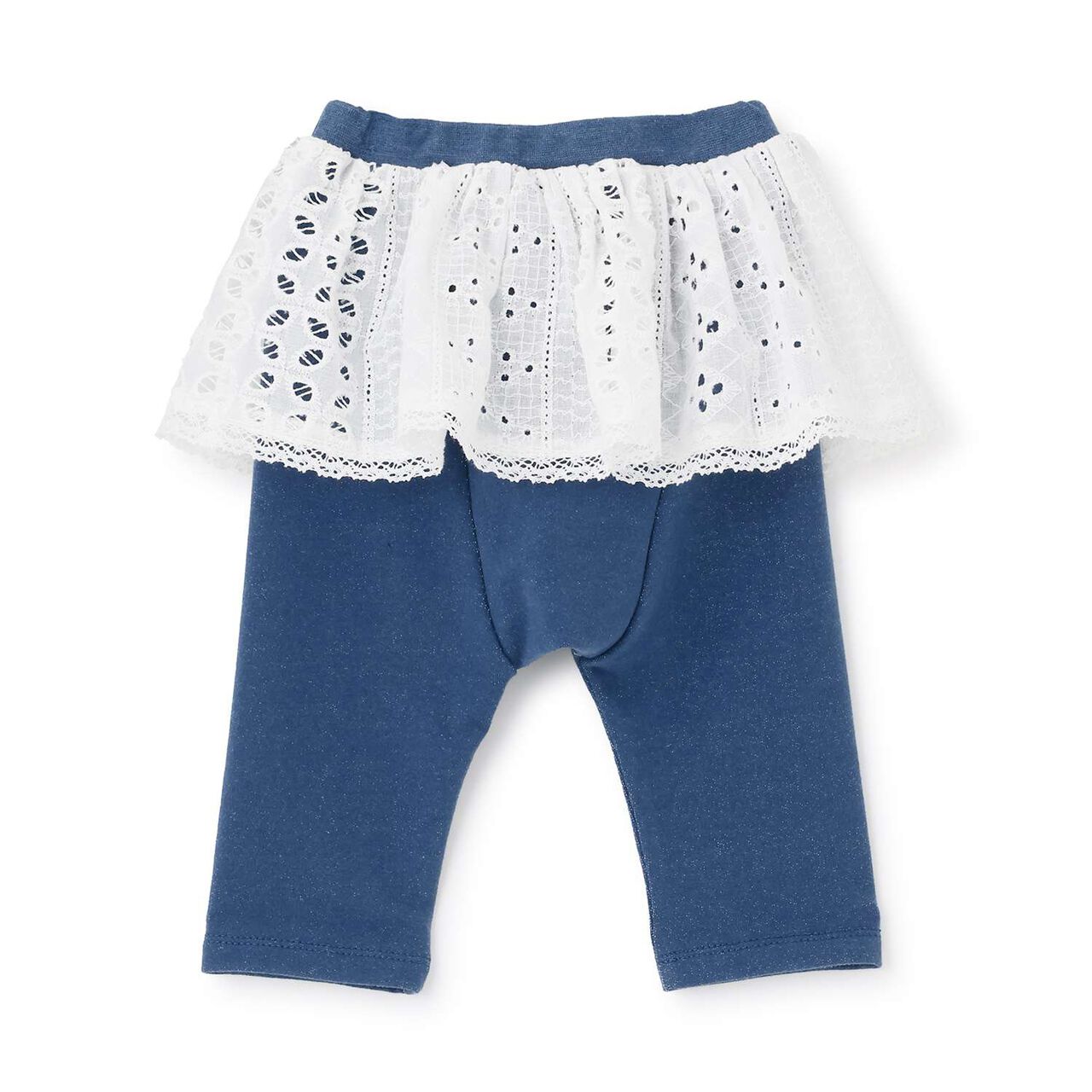 Link Lace Skirt Leggings,Blue, large image number 6