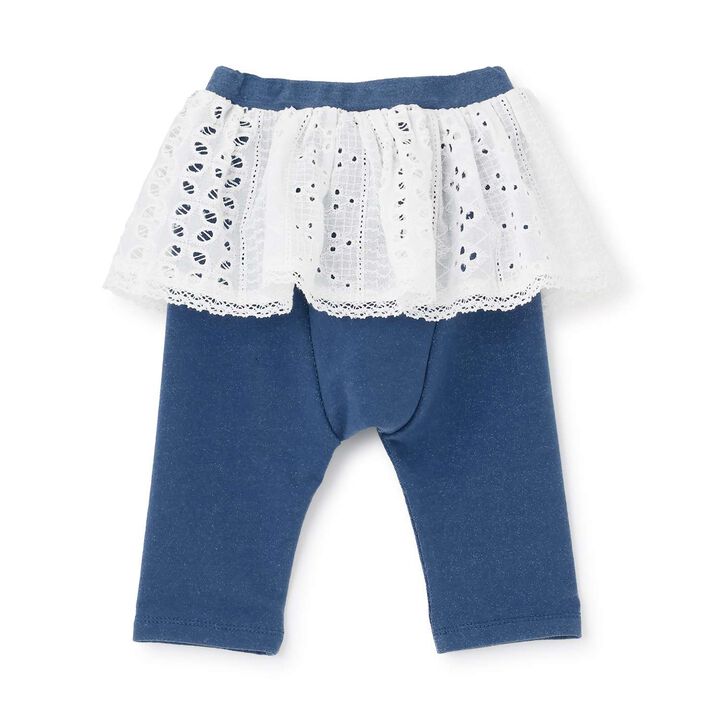 Link Lace Skirt Leggings,Blue, medium image number 6