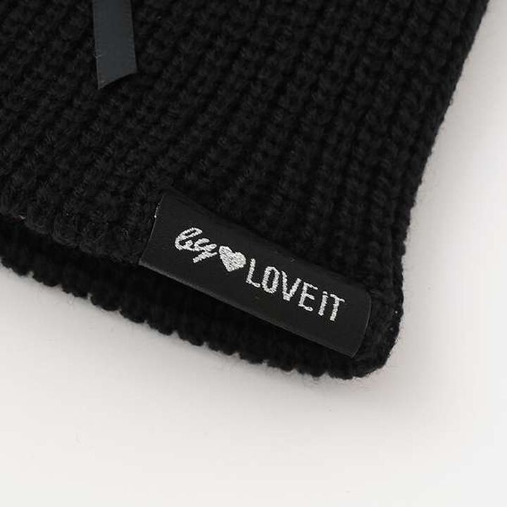 Ribbon Knit Cap,Off white, medium image number 3