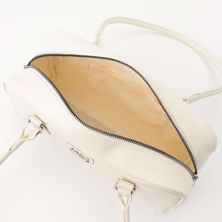 [LTXC] Square Long Handle Boston Bag,Ivory, medium image number 8