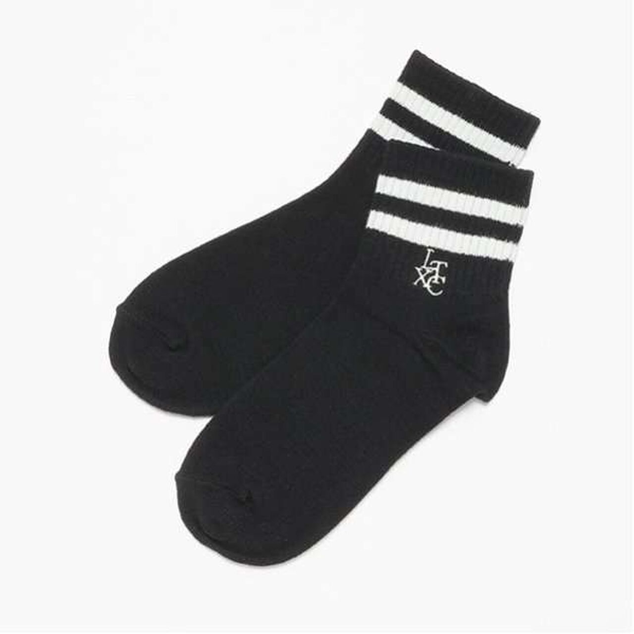 Embroidered Line Ankle Socks,Off white, large image number 11