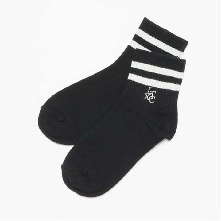 Embroidered Line Ankle Socks,Off white, medium image number 11
