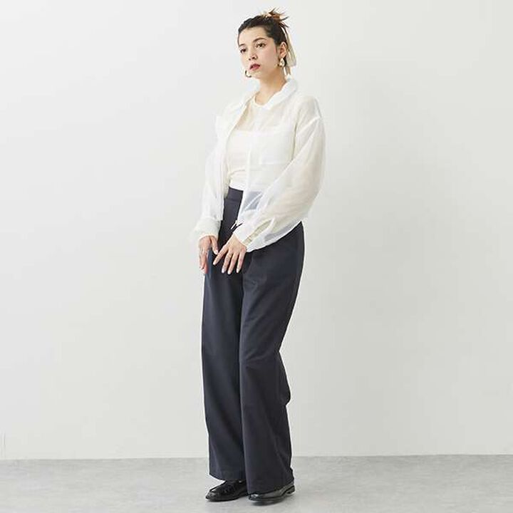 [LADIES] Double Waist Pants,Beige, medium image number 8